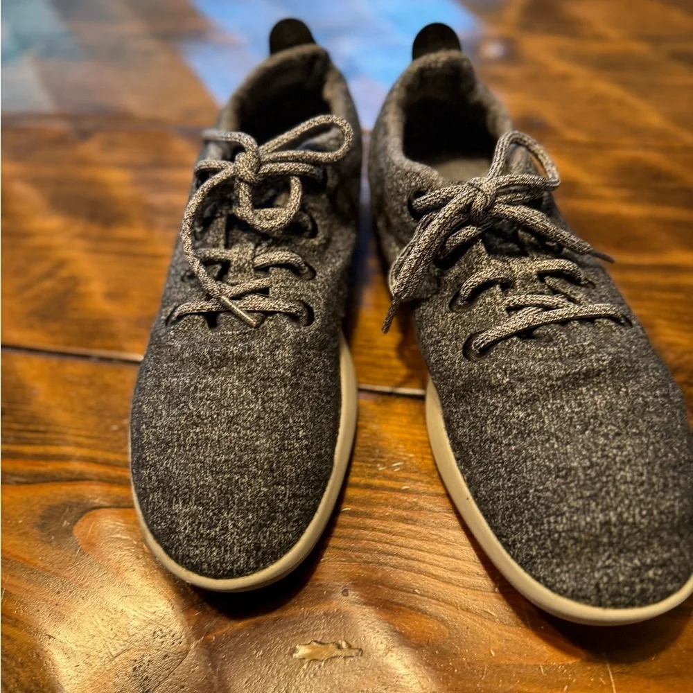 Allbirds Mens Wool Runners Natural Grey Size 12
